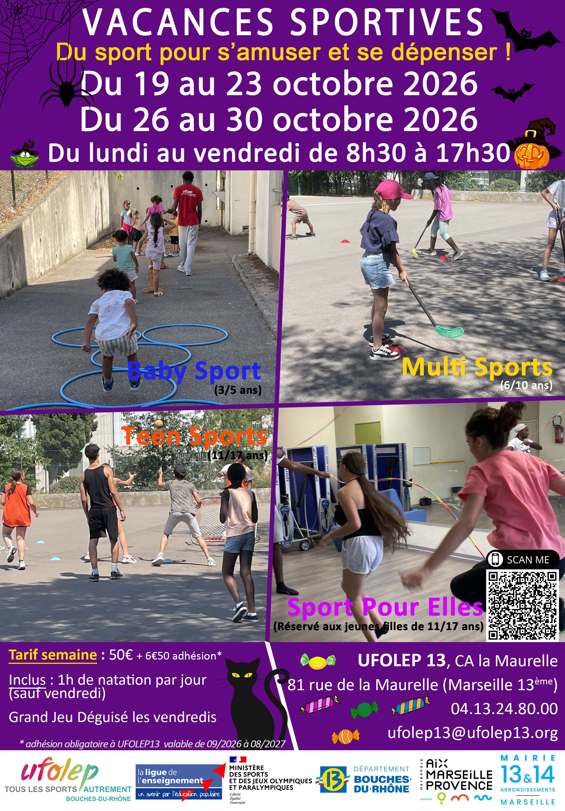 Affiche vacances automne