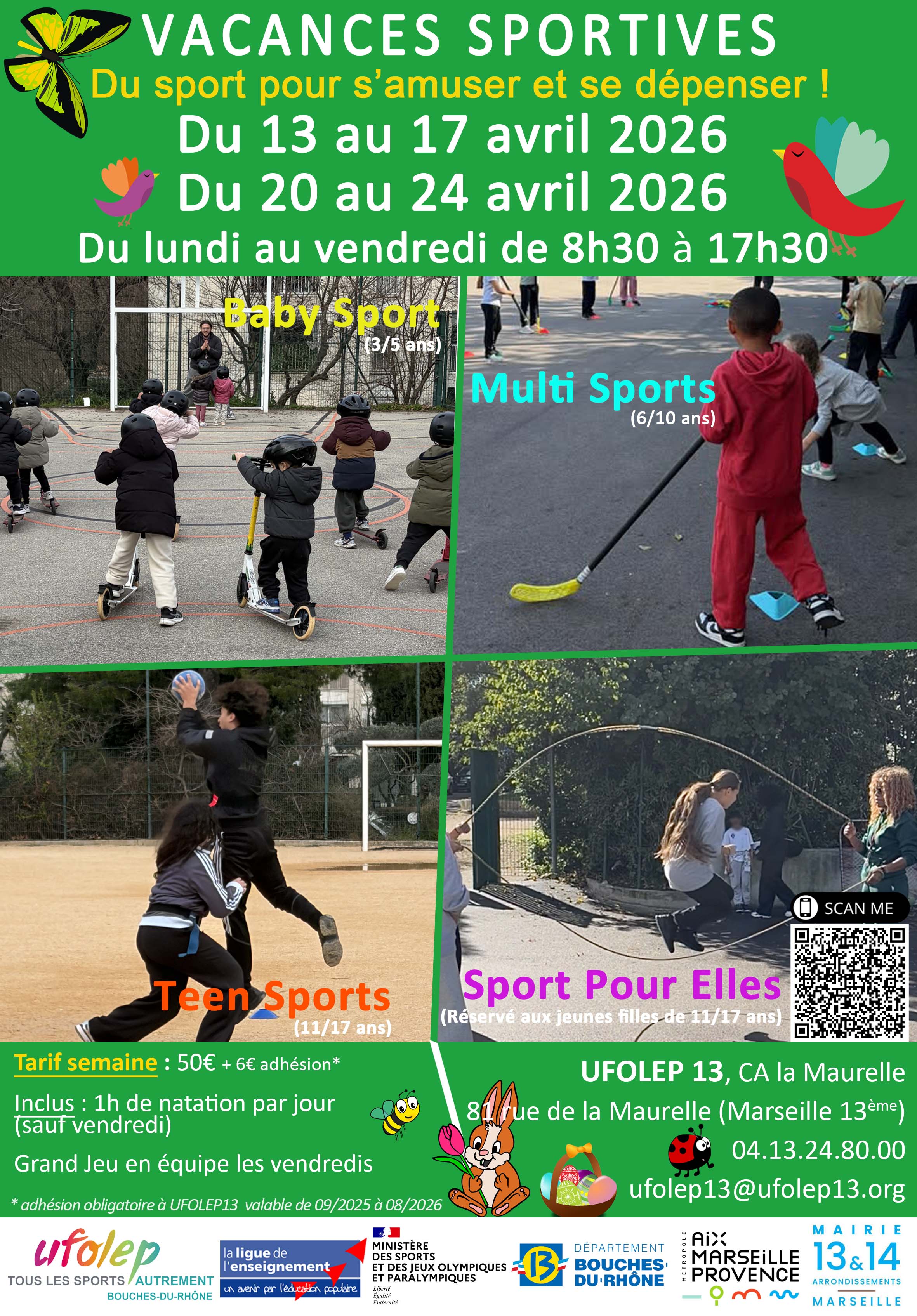 Affiche vacances printemps