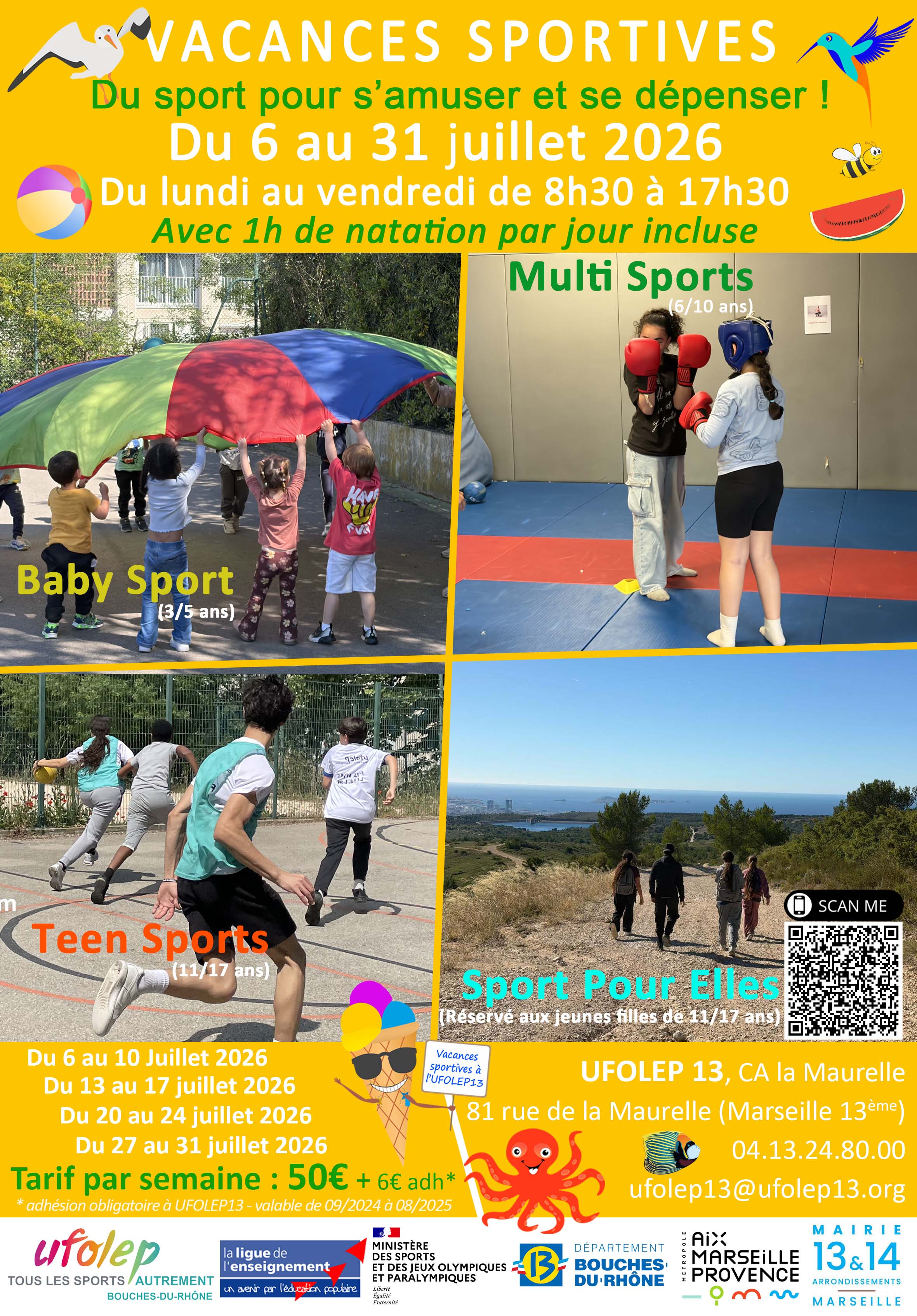 Affiche vacances printemps