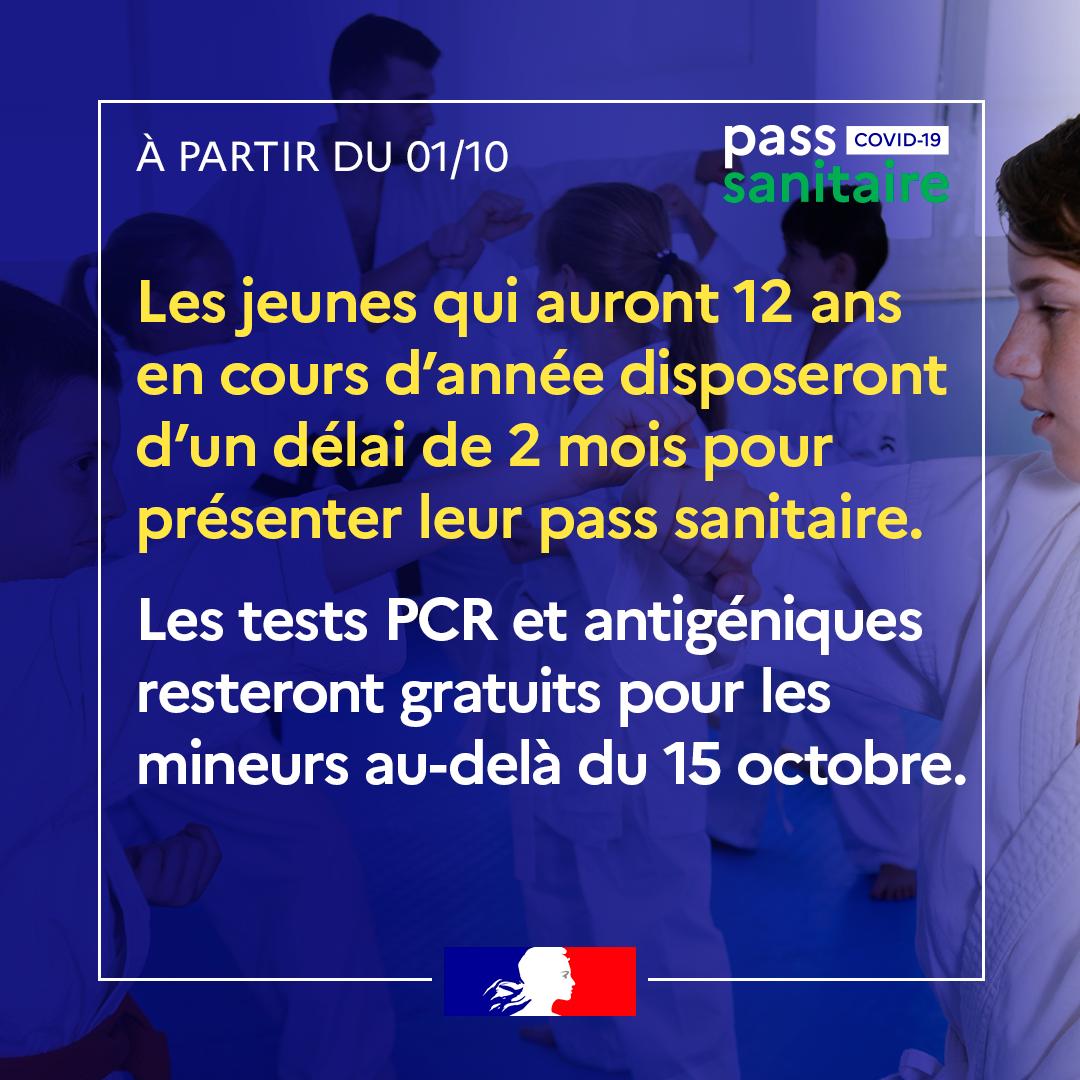 pass sanitaire octobre 2