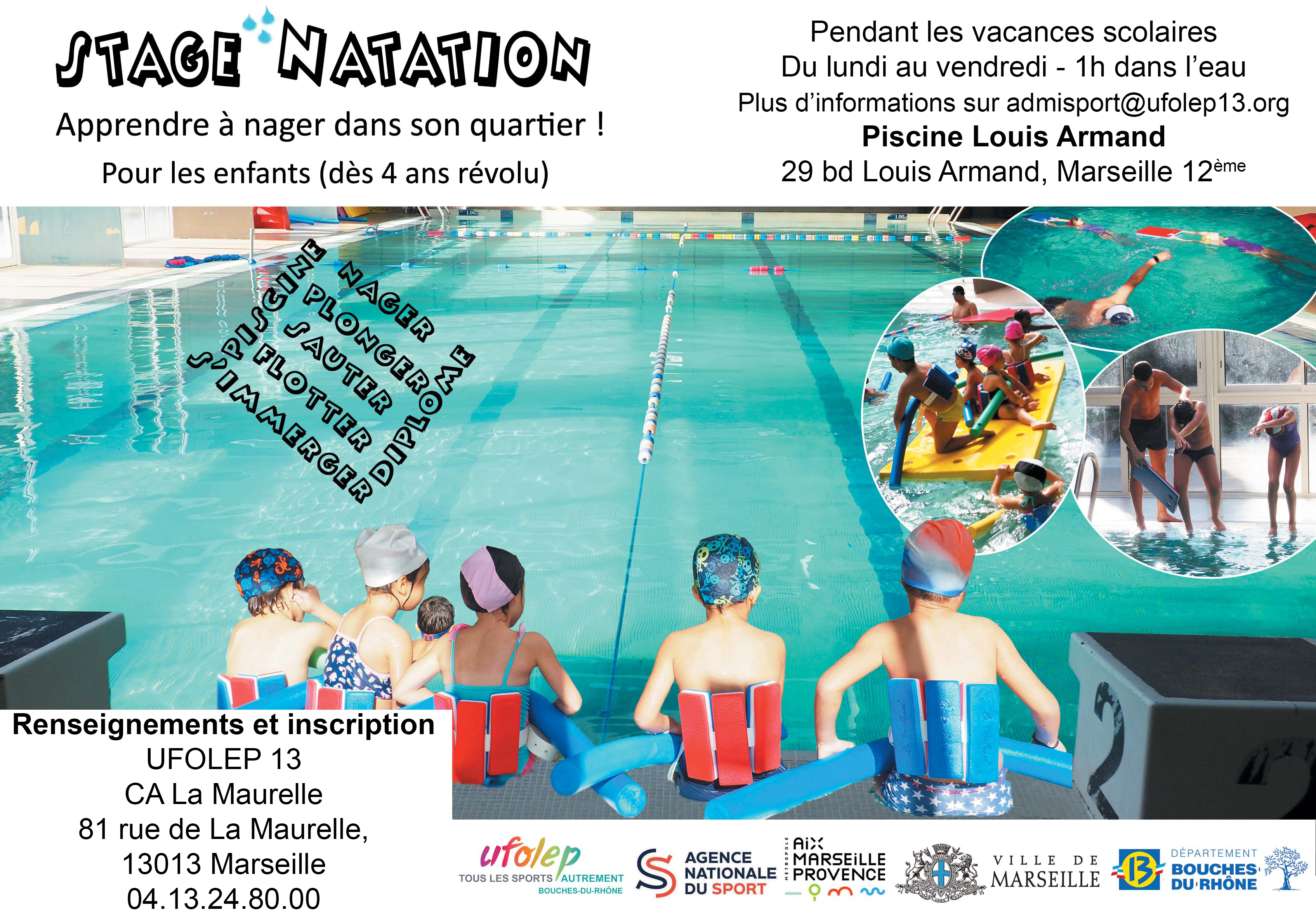 Affiche natation