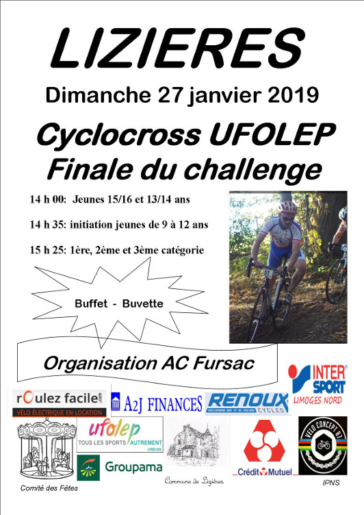 affiche cyclocross 27 janvier 2019