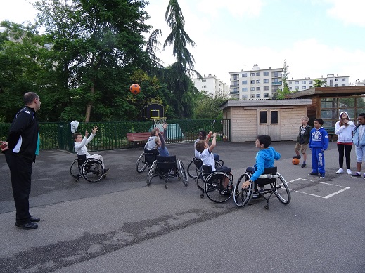 pratique basket fauteuil