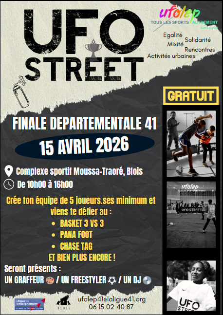 Affiche UFOSTREET - Blois 2026 finale