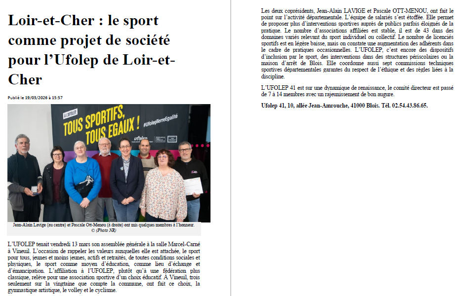 Article de presse